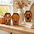 thumbnail image 4 of Halloween Decor 6 X 4.5 X 1 Inch Vintage Spooky Owl Coffin Sign Tabletop Decor for Home Party Desk 1 Pack, 4 of 5