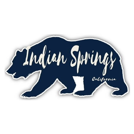 

Indian Springs California Souvenir 3x1.5-Inch Fridge Magnet Bear Design