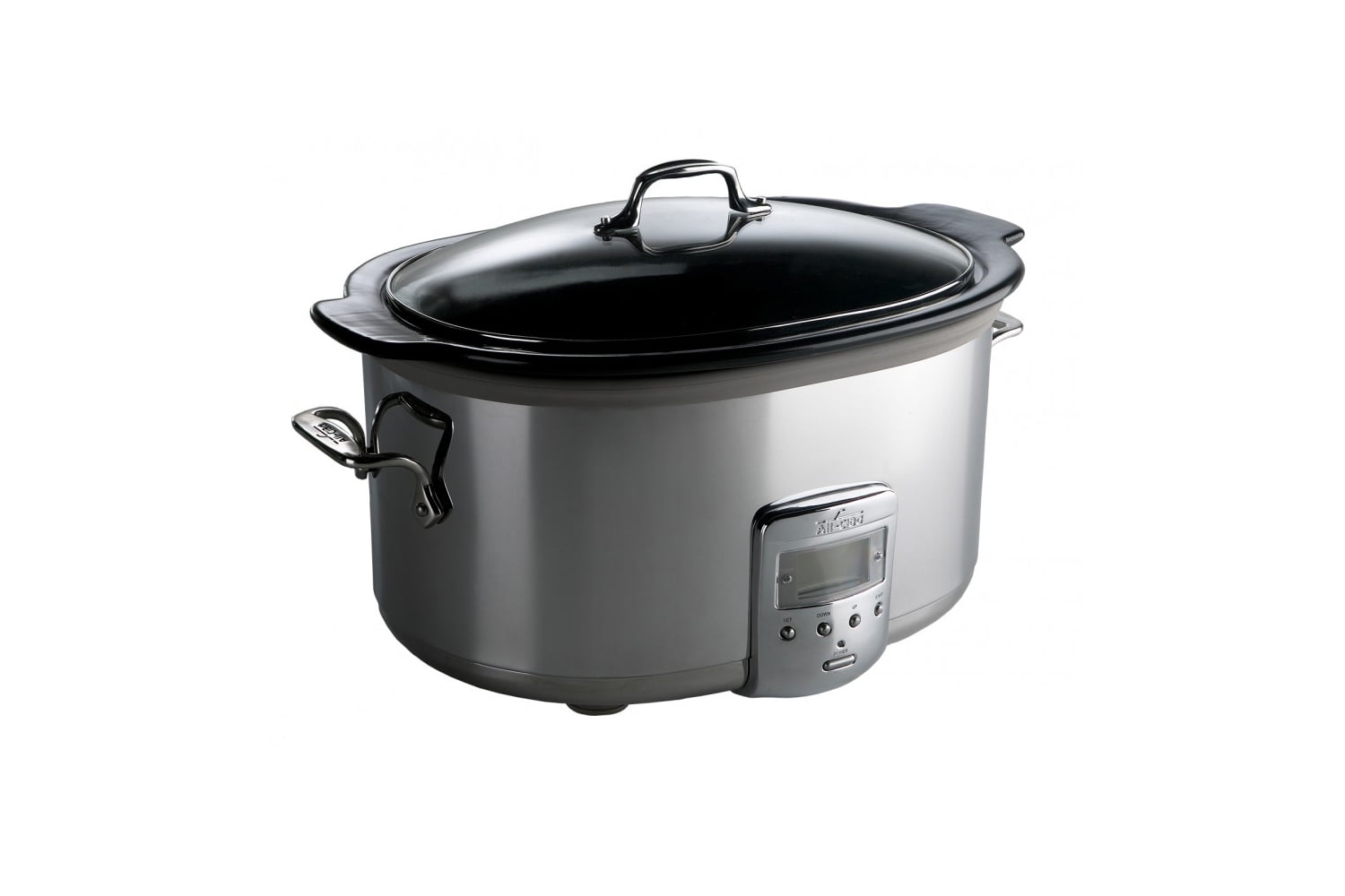 AllClad Electric Slow Cooker w/ Black Ceramic Insert(99009) Walmart