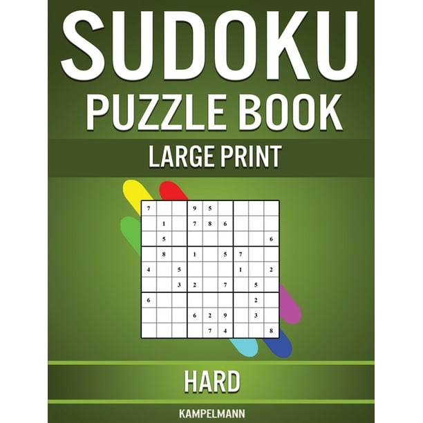 sudoku puzzle book large print hard 250 hard large print