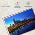 thumbnail image 6 of Elephant Stock Nashville City Skyline Wall Art - Horizontal Canvas Wall Art - Living Room Wall Decor - Places Canvas - Blue And Orange Decor - 51" x 34", 6 of 8