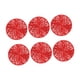 thumbnail image 3 of Posavasos de PVC reutilizables resistentes al calor para decoración del hogar, 6 unidades Rojo, 3 of 9
