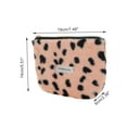 thumbnail image 2 of Unique Bargains 1 Pc Small Heart Drawstring Makeup Bag for Vacation Business Travel Plush Pink, 2 of 6