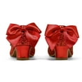 thumbnail image 2 of Bocca Girls Party Dress Shoes Red Mary Jane Wedding Princess Shoes With Bow 11M, 2 of 5