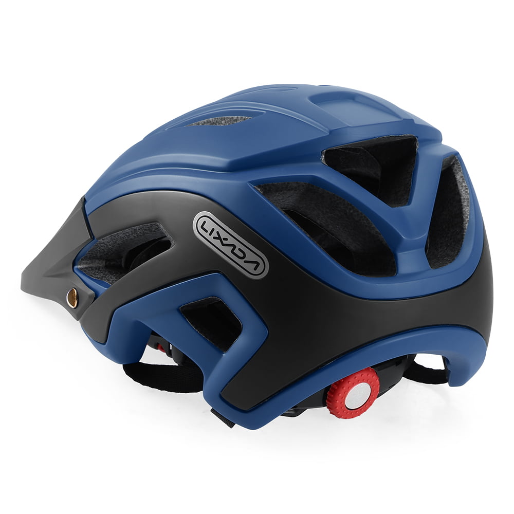 Bicycle Helmet with Detachable Visor MTB Bike Protective Helmet 16 Vents F5I1 