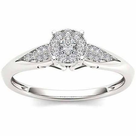 wedding rings cheap walmart Imperial 1/6 Carat T.W. Diamond 10kt White Gold Engagement Ring - 0