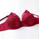 thumbnail image 5 of Encaje de mujer con anillo de acero Color sólido Sujetador push up sexy de doble botonadura Fridja nalpqowj32358, 5 of 8