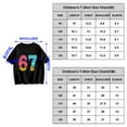 thumbnail image 4 of Niogvi Six Seven Funny Gesture Graphic Tees,67 T-Shirt Suitable For boys girls,Black 90cm, 4 of 6