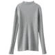 thumbnail image 4 of Suéter de cuello redondo para mujer, informal, de moda, cuello semialto, color liso, suelto, de punto, blusa de poliéster., 4 of 4