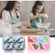 thumbnail image 2 of Tienda de juguetes WeiHuan, paquete de 2 moldes de silicona con forma de dinosaurio en 3D, molde para hornear con temática de dinosaurio, herramienta para hornear de bricolaje para pasteles de chocola, 2 of 5