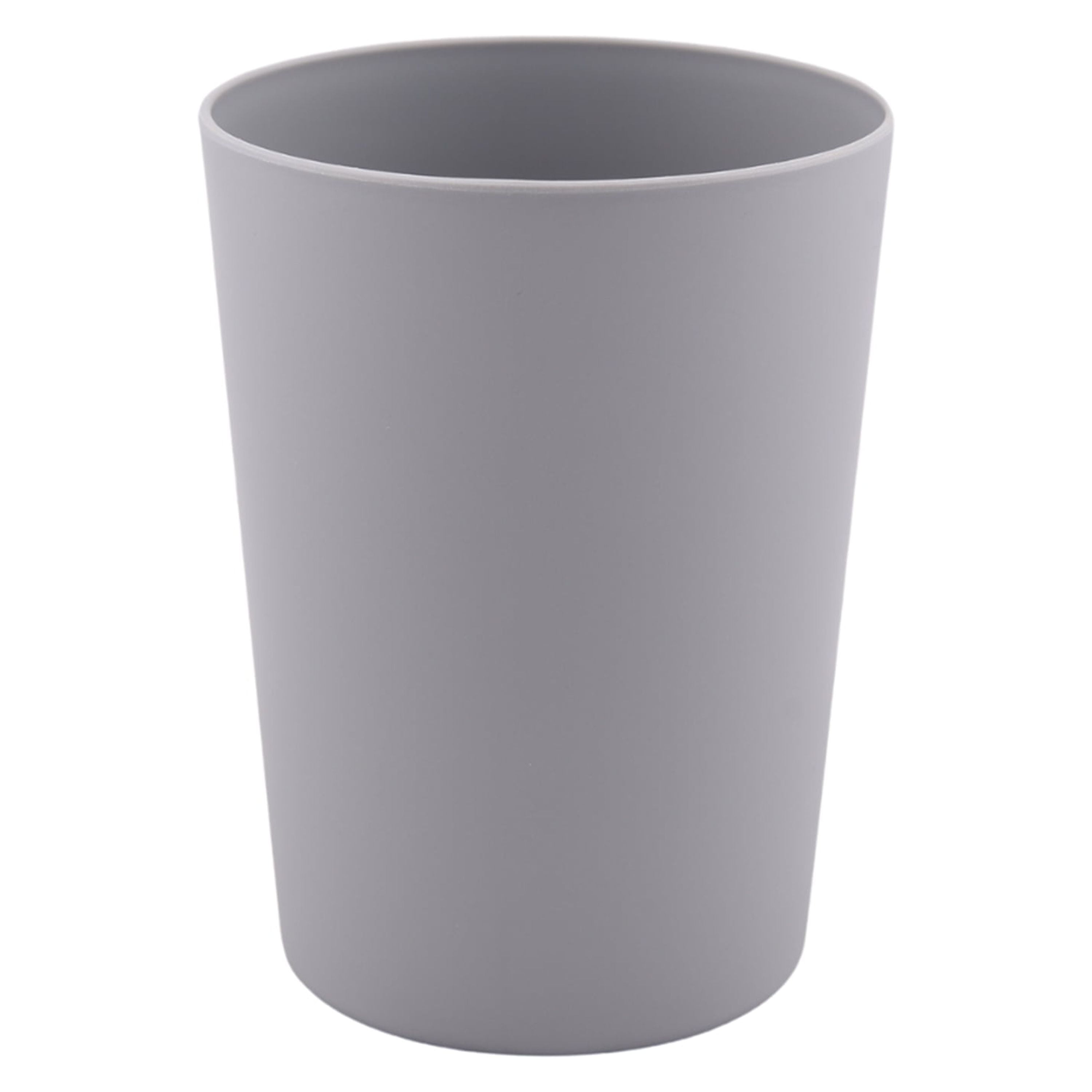 (4 pack) Mainstays - Grey Round Plastic Tumbler, 18-Ounce