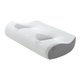 thumbnail image 3 of Almohada cervical de espuma viscoelástica con orificios para las orejas, ergonómica, cómoda para dormir de lado. Gris, 3 of 9
