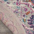 thumbnail image 5 of Nourison Passion Persian Light Grey/Pink 8' x round Area Rug, (8 Round), 5 of 8