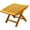 Brown Stain/Balau Wood, variant on Royal Tahiti Folding Wood Foot Rest