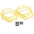 thumbnail image 3 of Hexagon Agile Circle,6Pcs Hexagon Agile Ring Football Training Circle Training Agile Set Time-Tested Durability, 3 of 8