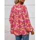 thumbnail image 5 of Camisa de Mujer PRETTYGARDEN Floral con Botones Rosa XXL, 5 of 8