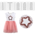 thumbnail image 3 of Toddler Girls Dress Summer Children'S Clothing Star Pattern Knitted Dresses For Girls Size 6T, 3 of 6
