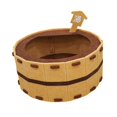 thumbnail image 3 of Cama para gatos, cueva, casa para gatos, baño en forma de barril, nido doméstico, cama semicerrada para gatos. 47 cm x 47 cm x 21 cm, 3 of 8