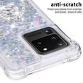 thumbnail image 5 of Funda para Samsung Galaxy S20 Ultra 5G con Brillo Líquido Flotante, Purpurina, Parachoques y Anillo Giratorio Soporte, 5 of 5