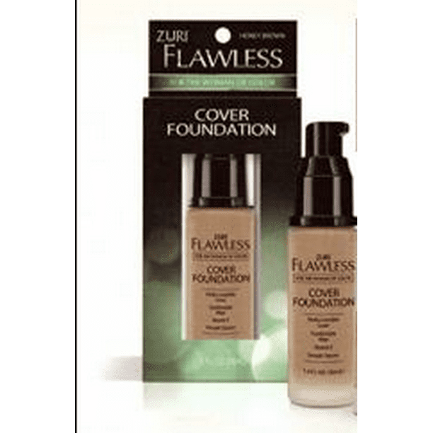Zuri Flawless Liquid Cover Foundation Honey Brown