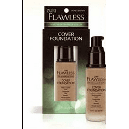 Zuri Flawless Liquid Cover Foundation Honey Brown (Best Products For Flawless Makeup)
