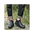 thumbnail image 4 of Woobling Men Kitchen Shoes Slip On Chef Shoe Round Toe Mules Resistant Clogs Comfort Lace Up Black 7, 4 of 5