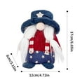 thumbnail image 2 of 1/2 Pack Patriotic Gnome Doll 4th of July Gnomes Handmade Plush Fourth of July Gnome Decorations for Home, Scandinavian Tomte Folklore Gnome Kitchen Tiered Tray Decorations, 2 of 7