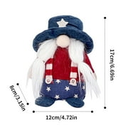 Pretty Comy Dwarf Doll 2pcs Set Faceless Doll Home Decoration Independence Day Doll