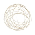 thumbnail image 3 of Denine Large Abstract Round Wall Art - Gold, 3 of 6