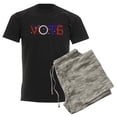 thumbnail image 6 of CafePress - Get Out The Vote Men's Dark Pajamas - Men's Dark Loose Fit Cotton Pajama Set, 6 of 7