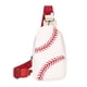 thumbnail image 1 of Mochila de pecho de rugby para mujer y hombre, bolso de hombro tipo mochila Blanco, 1 of 9