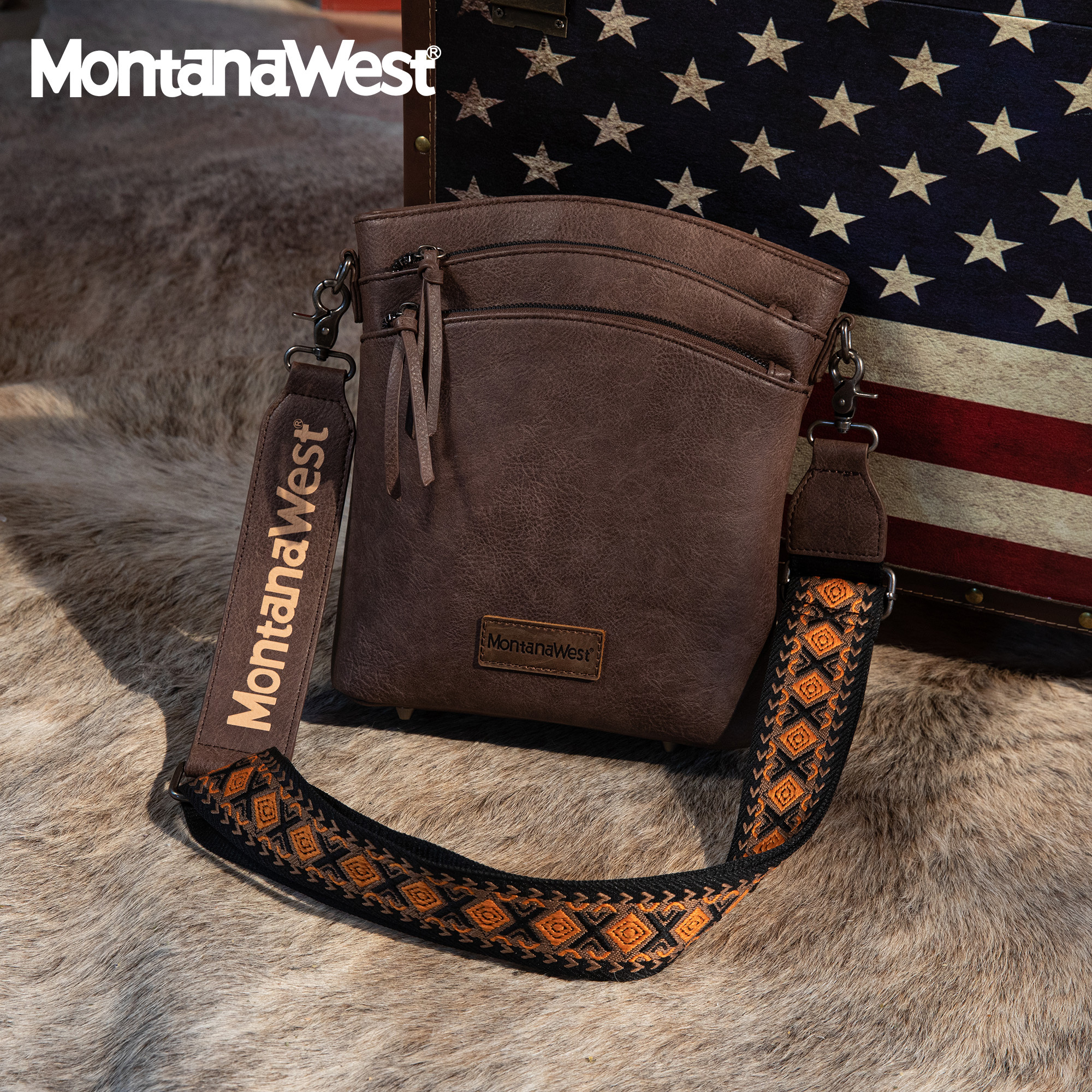 Montana West Double Compartment Crossbody Bag photo 4