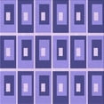 thumbnail image 1 of Ahgly Company Machine Washable Indoor Square Transitional Purple Amethyst Purple Area Rugs, 4' Square, 1 of 7