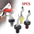 thumbnail image 3 of 5Pcs Stainless Steel Bottle Stopper Wine Bottle Cork Wine Vacuum Sealer, 3 of 6