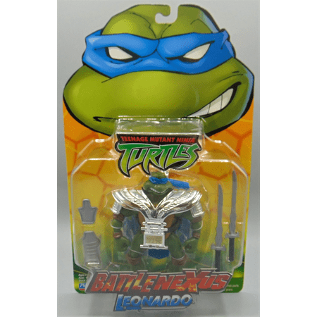 Teenage Mutant Ninja Turtles Battle Nexus Leonardo Figure 2004 Playmates Toys