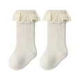 thumbnail image 2 of ANINEO Baby Toddler Girls Ruffle Socks Little Girl Frilly Dress Socks for Newborn Crew Cotton, 2 of 3
