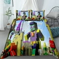 thumbnail image 4 of Plants vs. Zombies three-piece bedding set, 2 pillowcases and 1 quilt cover, Christmas gift set for children and adults, 4 of 7