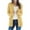 Yellow, variant on Turilly Womens Jackets Ladies Women's Boho Patchwork Cardigan Long Sleeve Open Front Knit Sweaters Coat Pockets