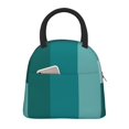 thumbnail image 1 of Disketp Teal Color Bolsa Térmica para Almuerzo, Lonchera con Abertura Amplia y Gran Capacidad, Organizador Reutilizable para Mujeres, Hombres y Adultos, 1 of 6
