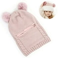 thumbnail image 1 of Uds. Conjunto de bufanda y sombrero de invierno para bebé, bufanda Unisex para niños pequeños, 1 of 8