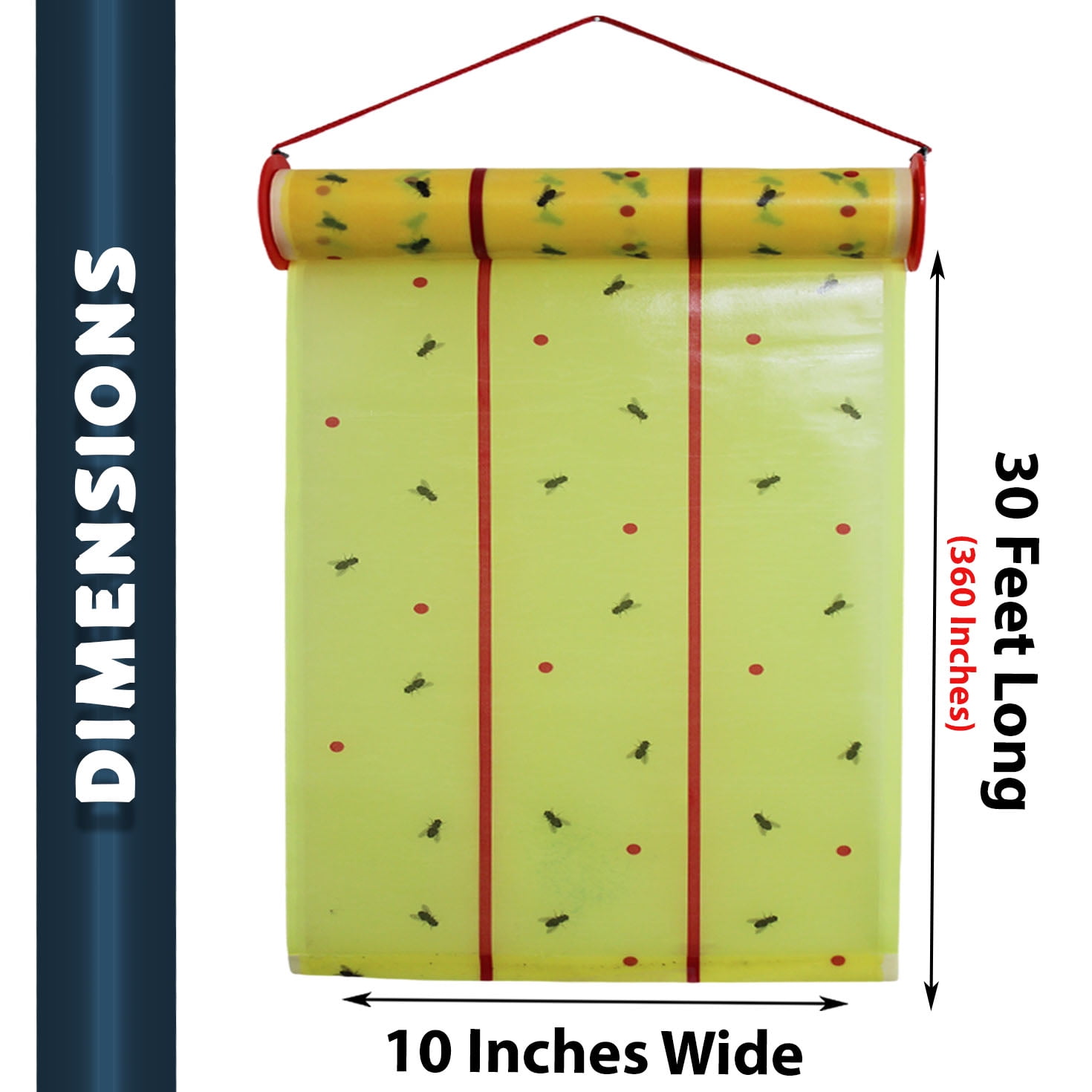  Qualirey 15 Rolls Sticky Fly Traps Outdoor 30 ft Giant Fly  Traps for Indoors Sticky Fly Paper Strips Indoor Hanging Fly Tape Insect Fly  Paper Sheets Glue Bug Catcher Outdoor
