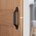 thumbnail image 3 of Tirador corredizo para puerta interior de granero National Hardware Charleston, 25 cm, negro mate, 3 of 6