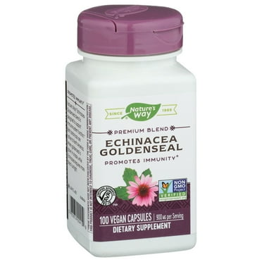 Nature's Way Echinacea Goldenseal - 100 Veg Capsules