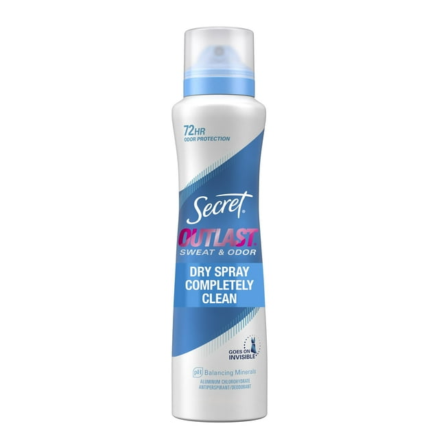 Desodorante antitranspirante Secret Outlast Dry Spray 120 ml para mujeres
