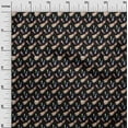 thumbnail image 2 of oneOone Polyester Lycra Black Fabric Feather Feather Quilting Supplies Print Sewing Fabric By The Yard 56 -Inch Wide, 2 of 4