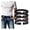 Black+Blue+Black+Coffee, variant on No Buckle Belts for Men Women,Nylon Elastic Belts Invisible Buckleless Belt 2 pack