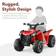 thumbnail image 3 of Best Choice Products 6V Kids Ride-On 4-Wheeler Quad ATV Car w/ 1.8mph Max Speed, Treaded Tires - Red, 3 of 7