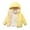 Yellow, variant on REDARER Kids Short Puffer Jacket, Plush Lined Down Coat for Baby Boys Girls, Warm Autumn Winter Outwear,Size:5-6 Years