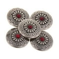 thumbnail image 1 of Maytalsory Charming Vintage Flower Button Rivets 5 Pieces Sewing Buttons Screw Back British Elegance Style A 1Set, 1 of 6