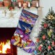 thumbnail image 1 of Pato Darkwing Tema: Calcetines de Navidad, fino lino blanco para colgar en escaleras y chimenea, decoración navideña para el hogar, regalo de Navidad. 45cm × 32cm, 1 of 5